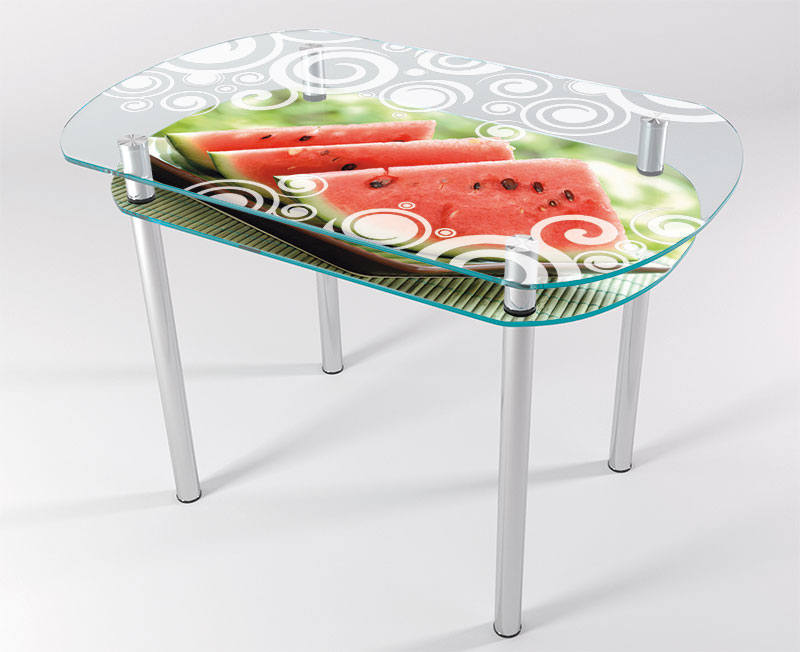 Стол стеклянный "Jam" Арбуз KT-03 100х60 см
Стол стеклянный "Jam" Арбуз KT-03 100х60 см