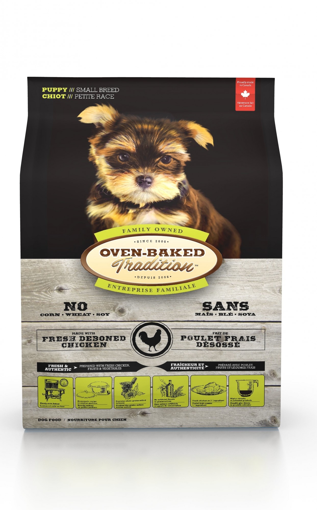 Сухой корм для щенков малых пород Oven-Baked Tradition Puppy Small Breed Chiken со свежим мясом курицы 5,67 кг
Сухой корм для щенков малых пород Oven-Baked Tradition Puppy Small Breed Chiken со свежим мясом курицы 5,67 кг