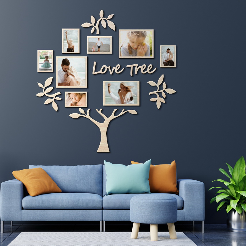 Декор на стену Love Tree 182х115 см LIKEWOOD с фоторамками, натуральное дерево, белый
Декор на стену Love Tree 182х115 см LIKEWOOD с фоторамками, натуральное дерево, белый