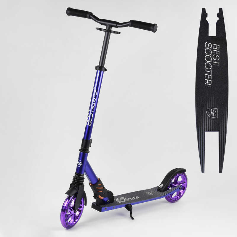 Самокат алюминиевый Best Scooter колеса PU, 1 амортизатор передний, анодированная покраска Purple (99634)
Самокат алюминиевый Best Scooter колеса PU, 1 амортизатор передний, анодированная покраска Purple (99634)