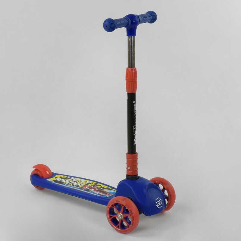 Самокат детский трехколесный Best Scooter со светящимися колёсами PU, дисками и складным рулем Blue/Red (87728)
Самокат детский трехколесный Best Scooter со светящимися колёсами PU, дисками и складным рулем Blue/Red (87728)