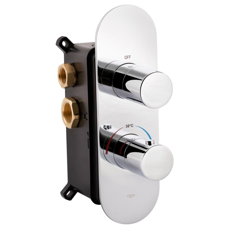 Смеситель термостатический скрытого монтажа для душа Qtap Votice 65T105OGC (ST-801366)
Смеситель термостатический скрытого монтажа для душа Qtap Votice 65T105OGC (ST-801366)