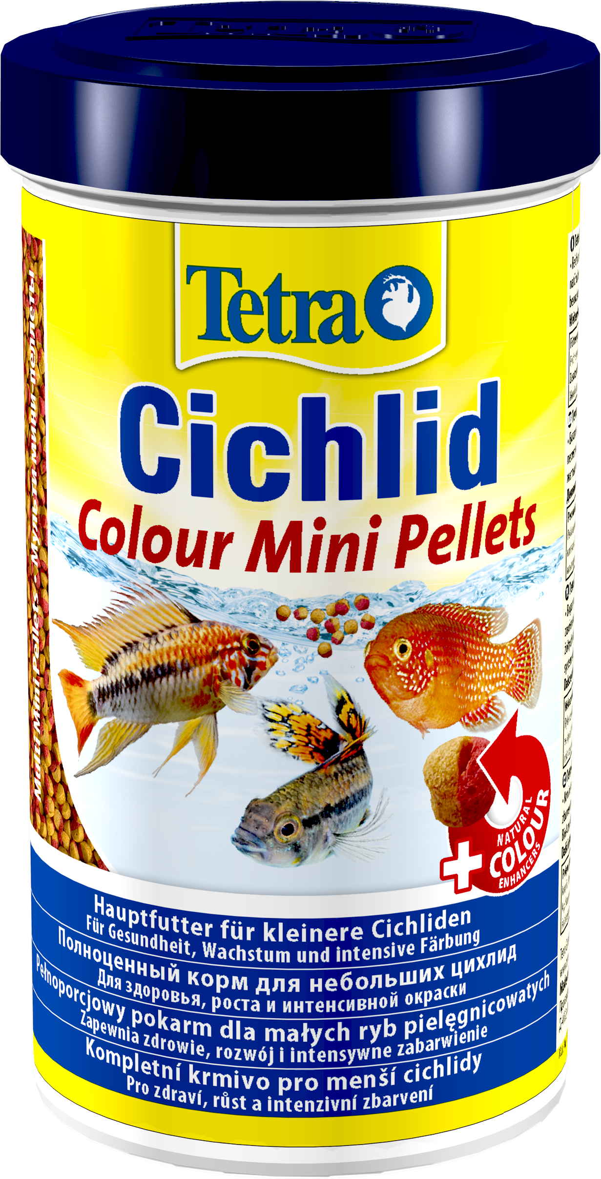Корм для аквариумных рыб Tetra Cichlid Colour Mini Pellets в гранулах для цвета 500 мл
Корм для аквариумных рыб Tetra Cichlid Colour Mini Pellets в гранулах для цвета 500 мл