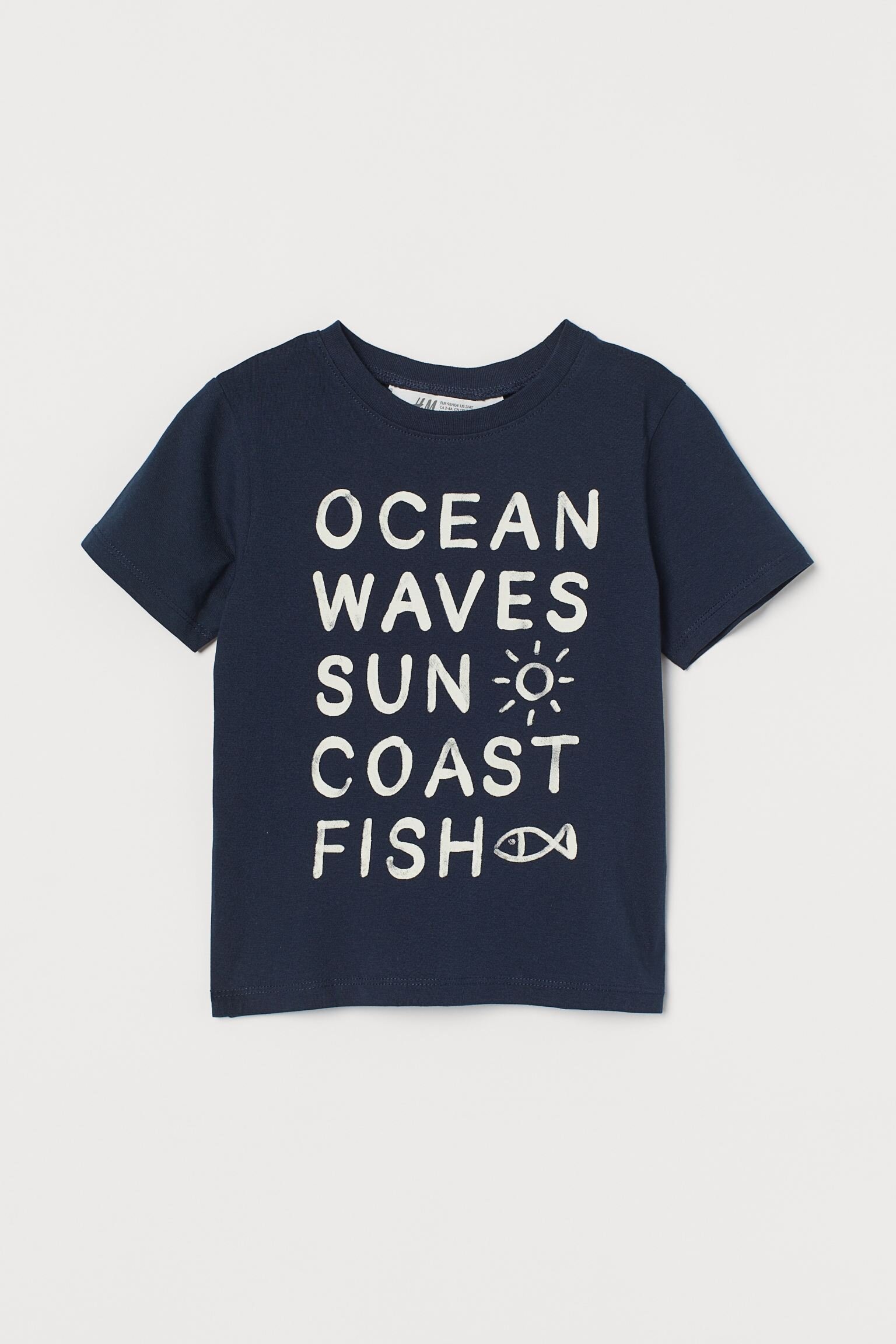 Футболка H&M для мальчика 4-6 лет 110-116 см Синий (HM-00015) 
Футболка H&M для мальчика 4-6 лет 110-116 см Синий (HM-00015)