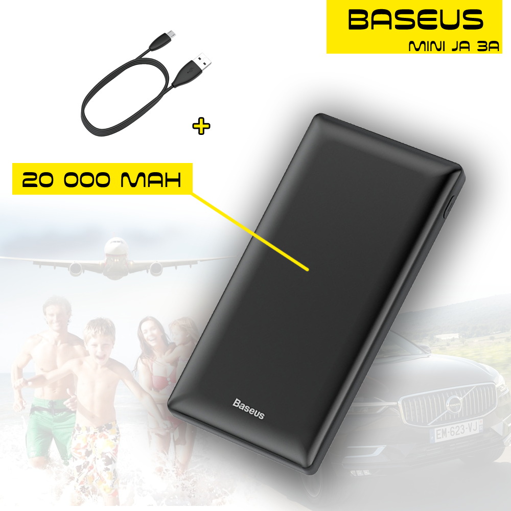 УМБ Baseus Mini JA 3A 20000mAh Павербак для смартфона Power Bank Портативное универсальное зарядное устройство батарея для телефона гаджетов
УМБ Baseus Mini JA 3A 20000mAh Павербак для смартфона Power Bank Портативное универсальное зарядное устройство батарея для телефона гаджетов
