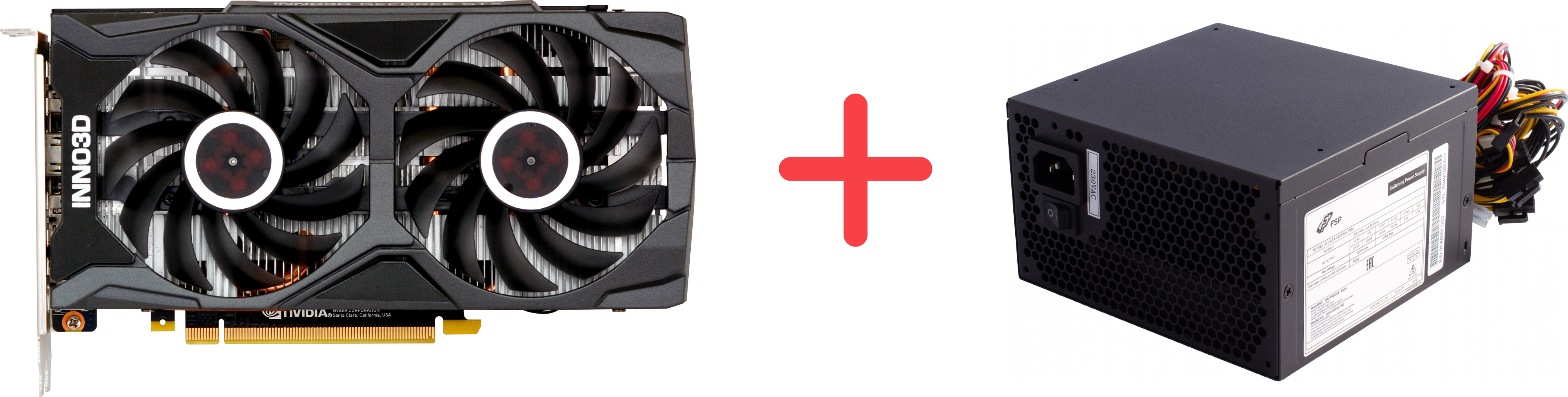 INNO3D PCI-Ex GeForce GTX 1660 Super Twin X2 6GB GDDR6 (192bit) (1785/14000) (HDMI, 3 x DisplayPort) (N166S2-06D6-1712VA15L + ATX-500PNR PRO)
INNO3D PCI-Ex GeForce GTX 1660 Super Twin X2 6GB GDDR6 (192bit) (1785/14000) (HDMI, 3 x DisplayPort) (N166S2-06D6-1712VA15L + ATX-500PNR PRO)