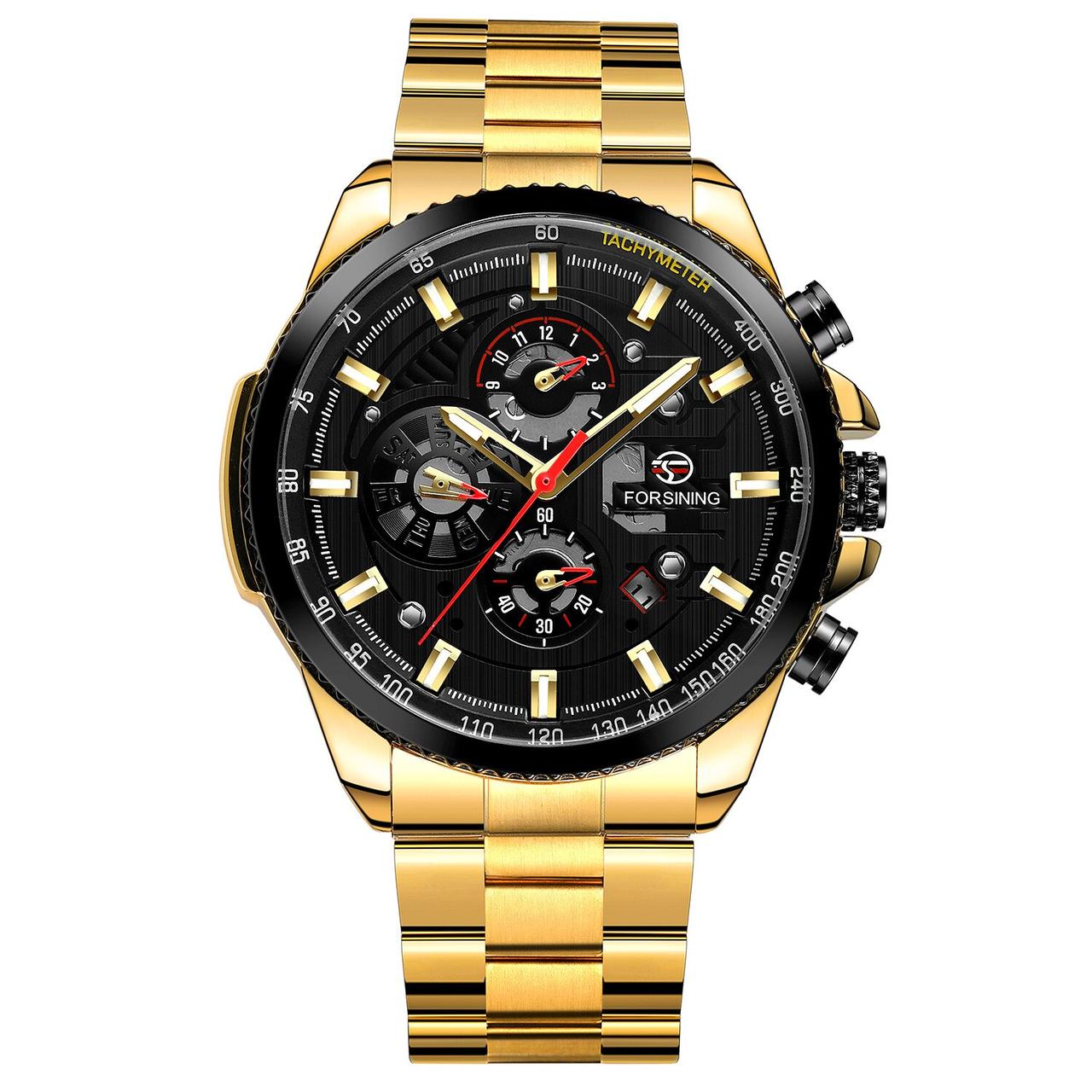 Механические часы с автоподзаводом Forsining (gold-black) - гарантия 12 месяцев
Механические часы с автоподзаводом Forsining (gold-black) - гарантия 12 месяцев