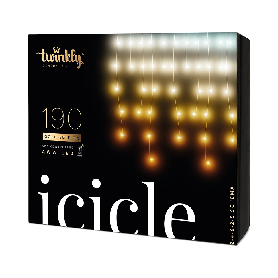 Smart LED Гирлянда Twinkly Icicle AWW BT+WiFi кабель прозрачный 5 м, 190 ламп (5 м)
Smart LED Гирлянда Twinkly Icicle AWW BT+WiFi кабель прозрачный 5 м, 190 ламп (5 м)