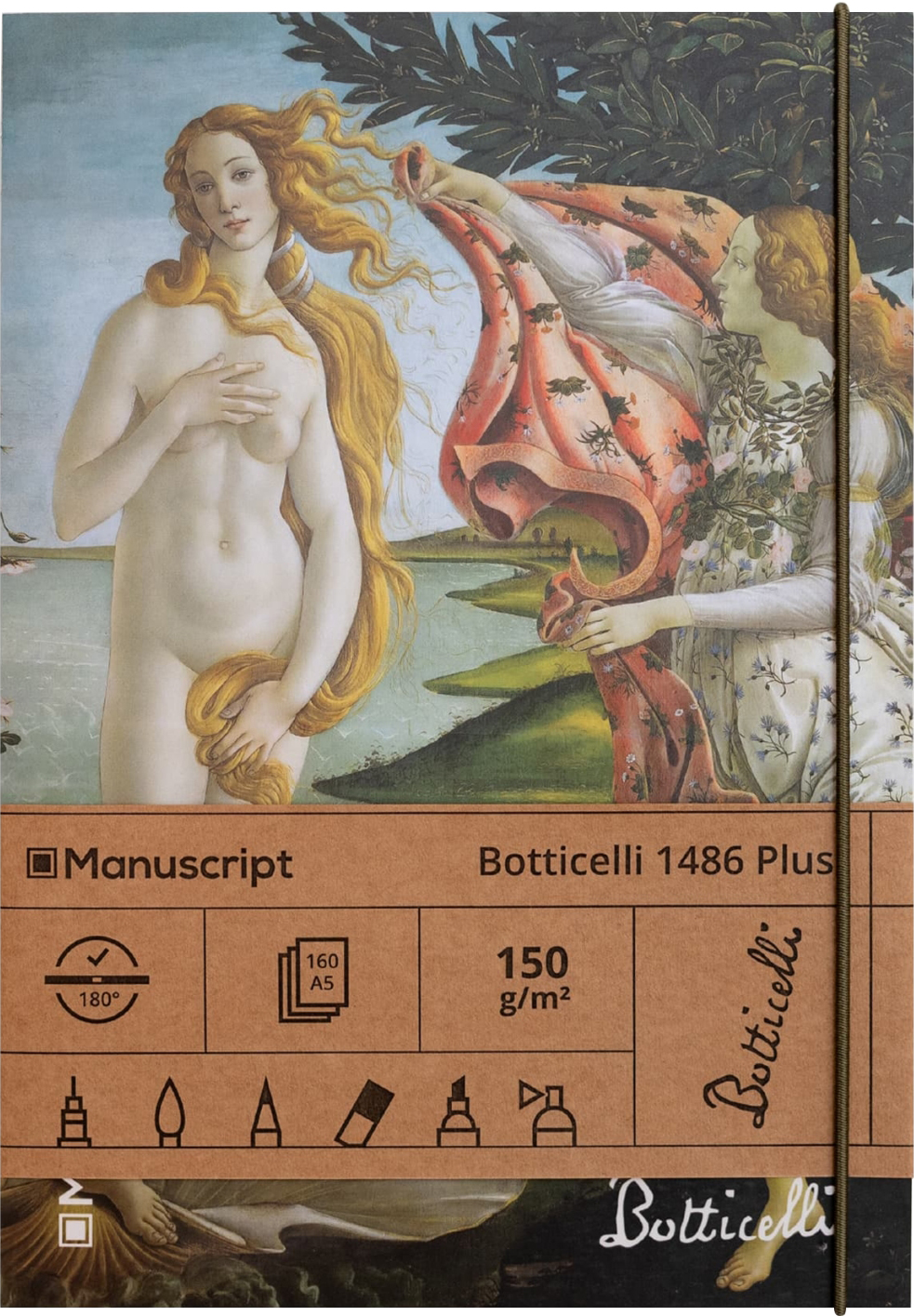 Скетчбук Manuscript Botticelli 1486 Plus A5 Чистые 160 страниц с открытым переплетом (M - Botticelli 1486+)
Скетчбук Manuscript Botticelli 1486 Plus A5 Чистые 160 страниц с открытым переплетом (M - Botticelli 1486+)