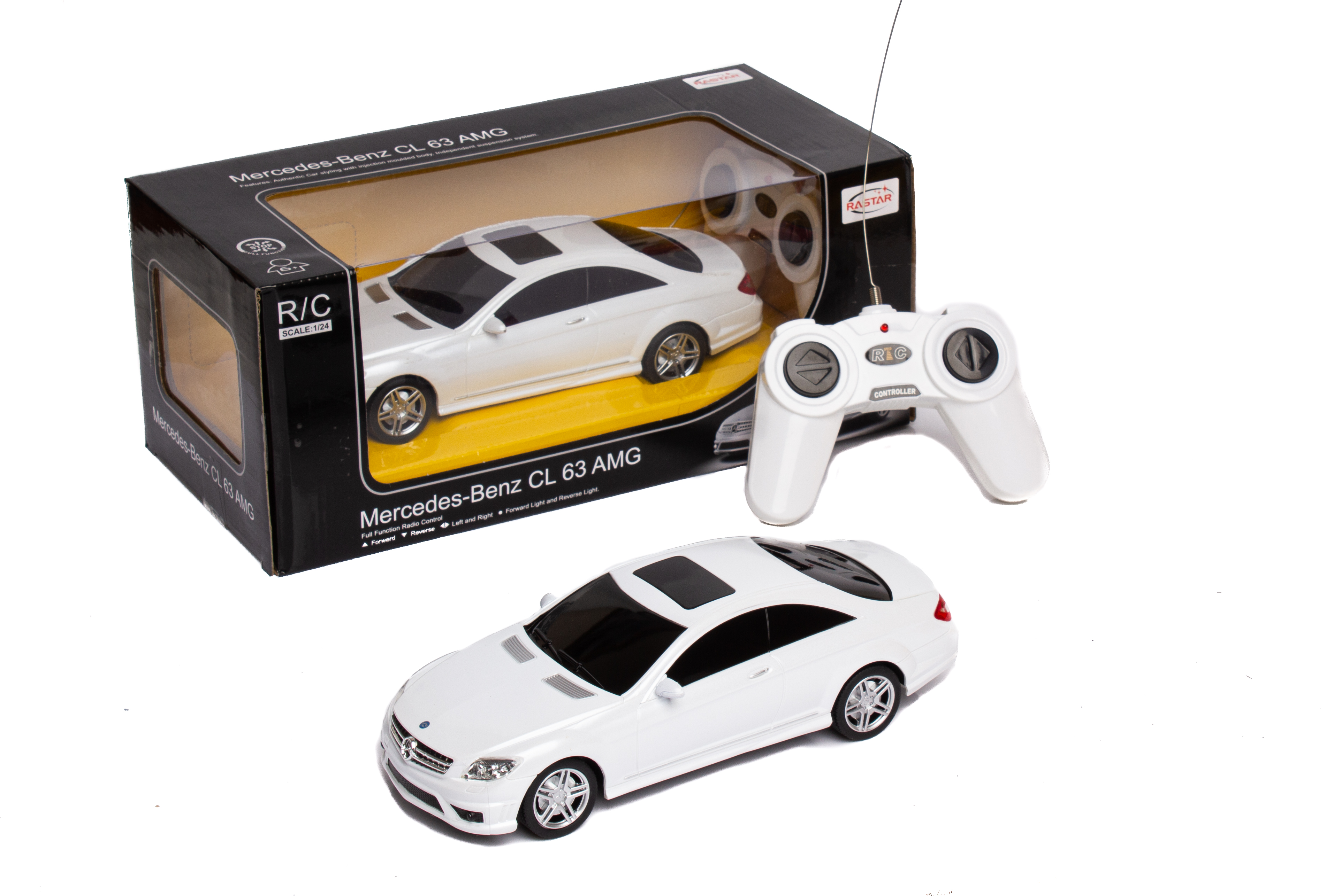 Модель машины 1:24 на управлении Mercedes-Benz CL-63 AMG RASTAR (34200/WHITE) белый
Модель машины 1:24 на управлении Mercedes-Benz CL-63 AMG RASTAR (34200/WHITE) белый