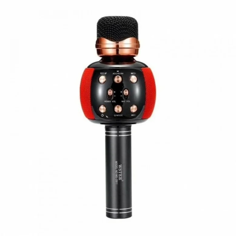 Детский портативный беспроводной микрофон колонка Wster, USB и Bluetooth, (М-137), красный
Детский портативный беспроводной микрофон колонка Wster, USB и Bluetooth, (М-137), красный
