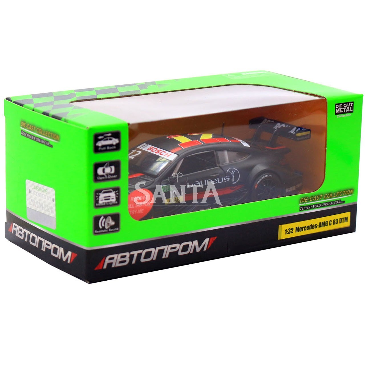 Машинка игровая автопром «Mercedes-AMG C 63 DTM», 14, свет, звук, двери открываются, черный (68447)
Машинка игровая автопром «Mercedes-AMG C 63 DTM», 14, свет, звук, двери открываются, черный (68447)
