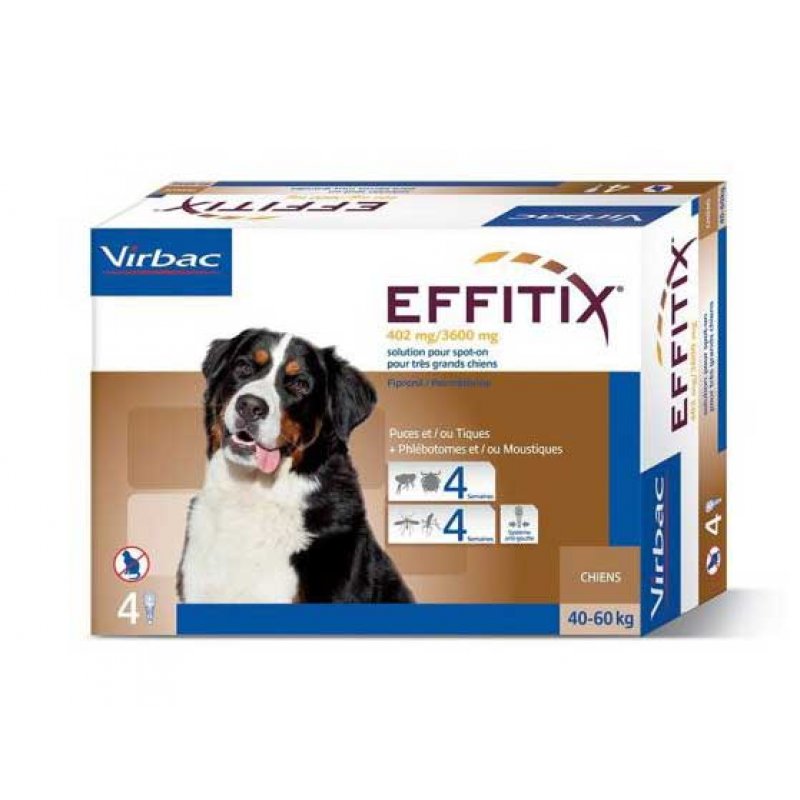Краплі від бліх та кліщів Virbac Effitix Еффітікс спот он для собак масою 40-60 кг 1 піпетка
Краплі від бліх та кліщів Virbac Effitix Еффітікс спот он для собак масою 40-60 кг 1 піпетка