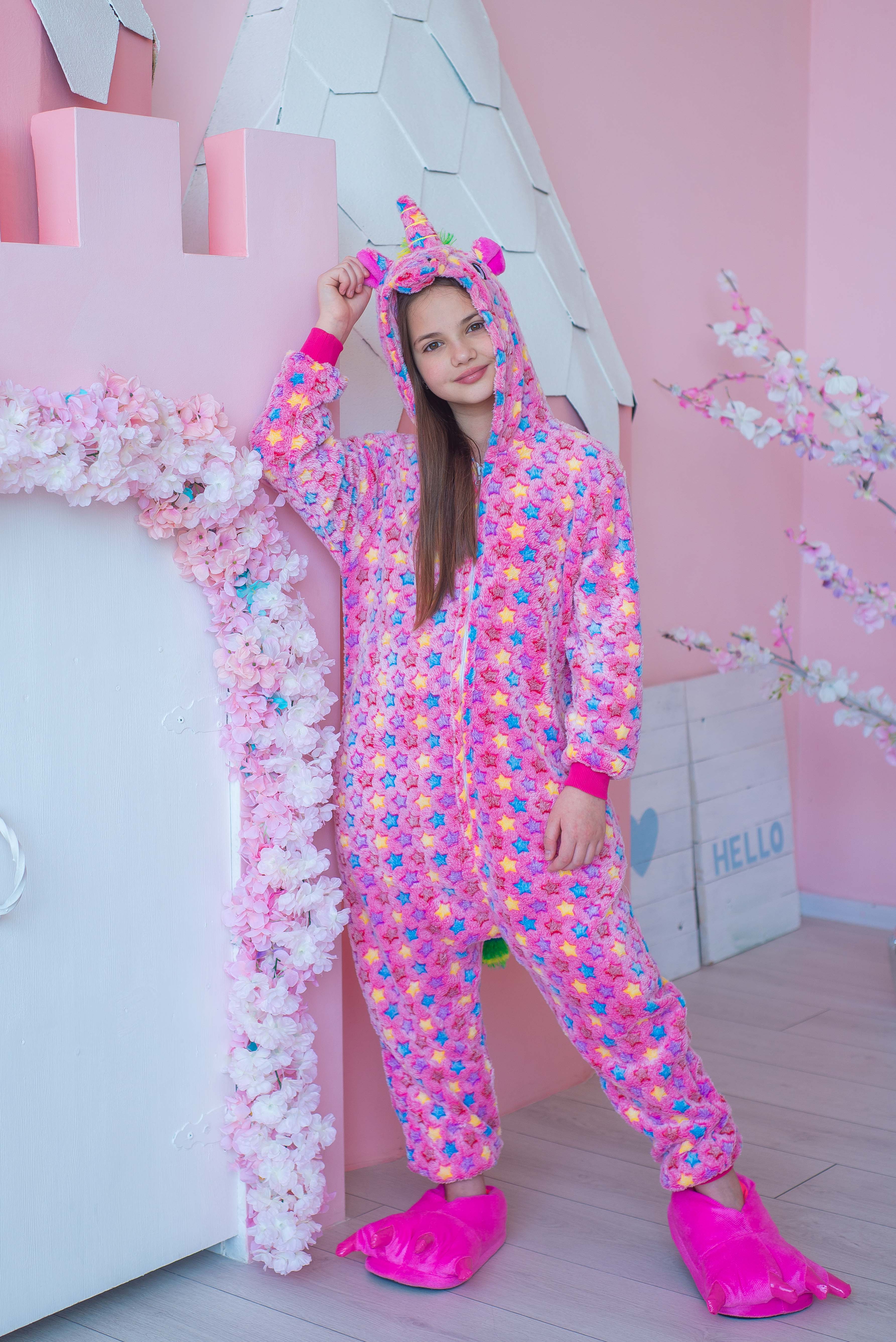 Пижама Кигуруми детская BearWear Единорог Стелла (на молнии) XL 135 - 145 см Малиновый (K0W1-0066-XL)
Пижама Кигуруми детская BearWear Единорог Стелла (на молнии) XL 135 - 145 см Малиновый (K0W1-0066-XL)