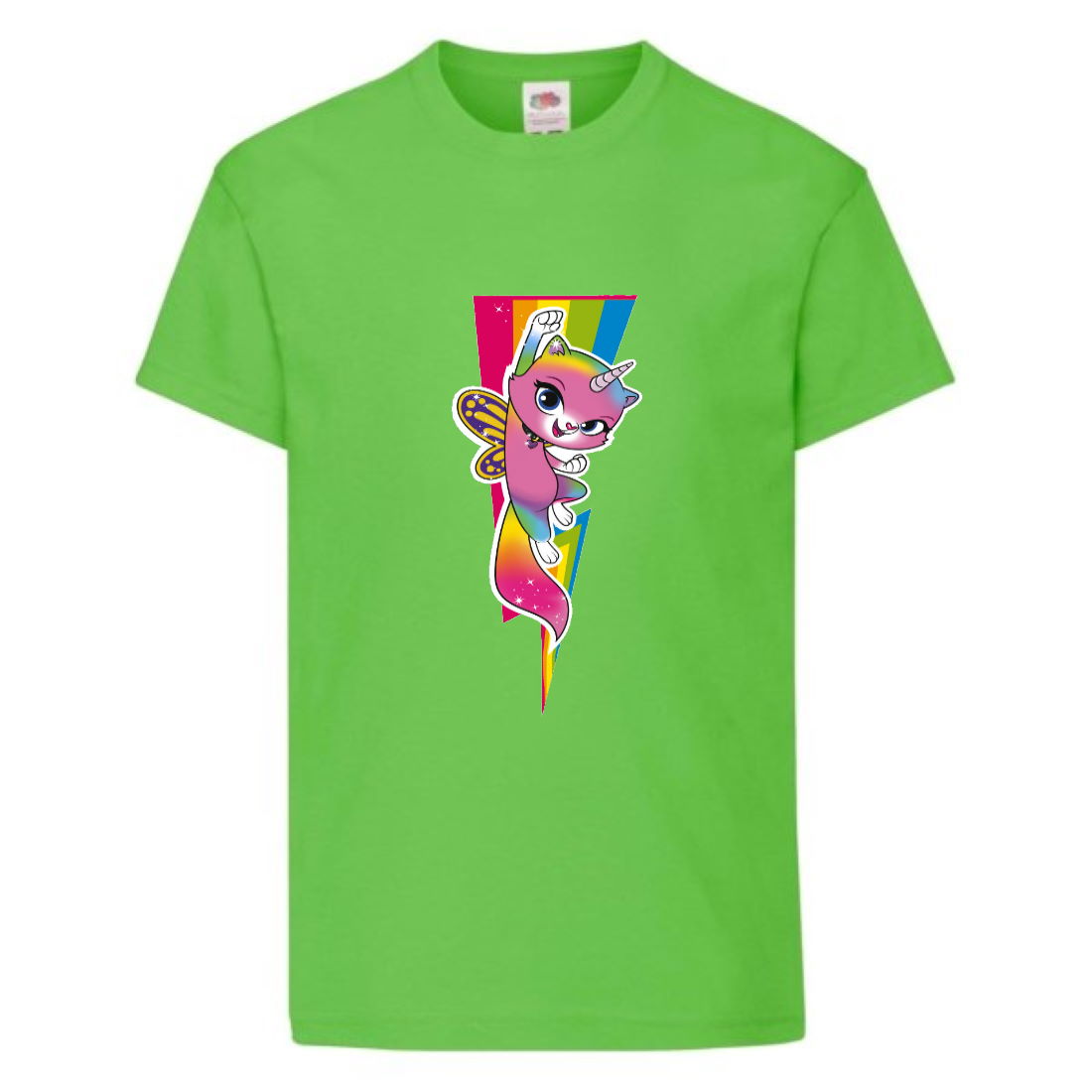 Футболка детская Радужная Кошка 004 (Rainbow Cat) светлозеленая (RNC lgrn 004) 128 см
Футболка детская Радужная Кошка 004 (Rainbow Cat) светлозеленая (RNC lgrn 004) 128 см