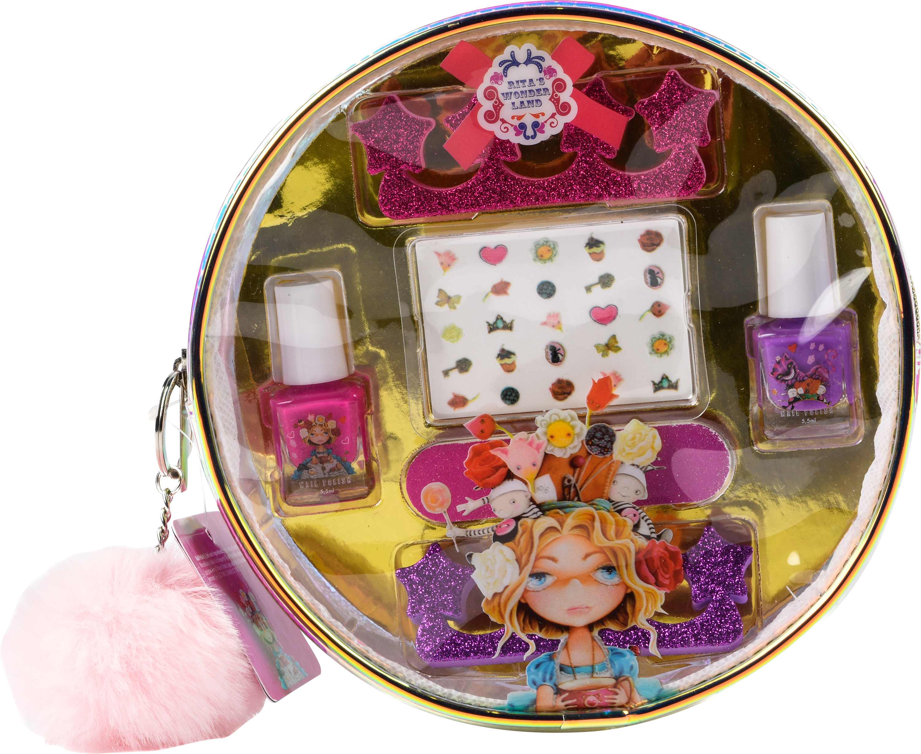 Набор лаков для ногтей Rita's Wonderland с аксессуарами в сумочке 2 шт (TOYSRWL20038)
Набор лаков для ногтей Rita's Wonderland с аксессуарами в сумочке 2 шт (TOYSRWL20038)