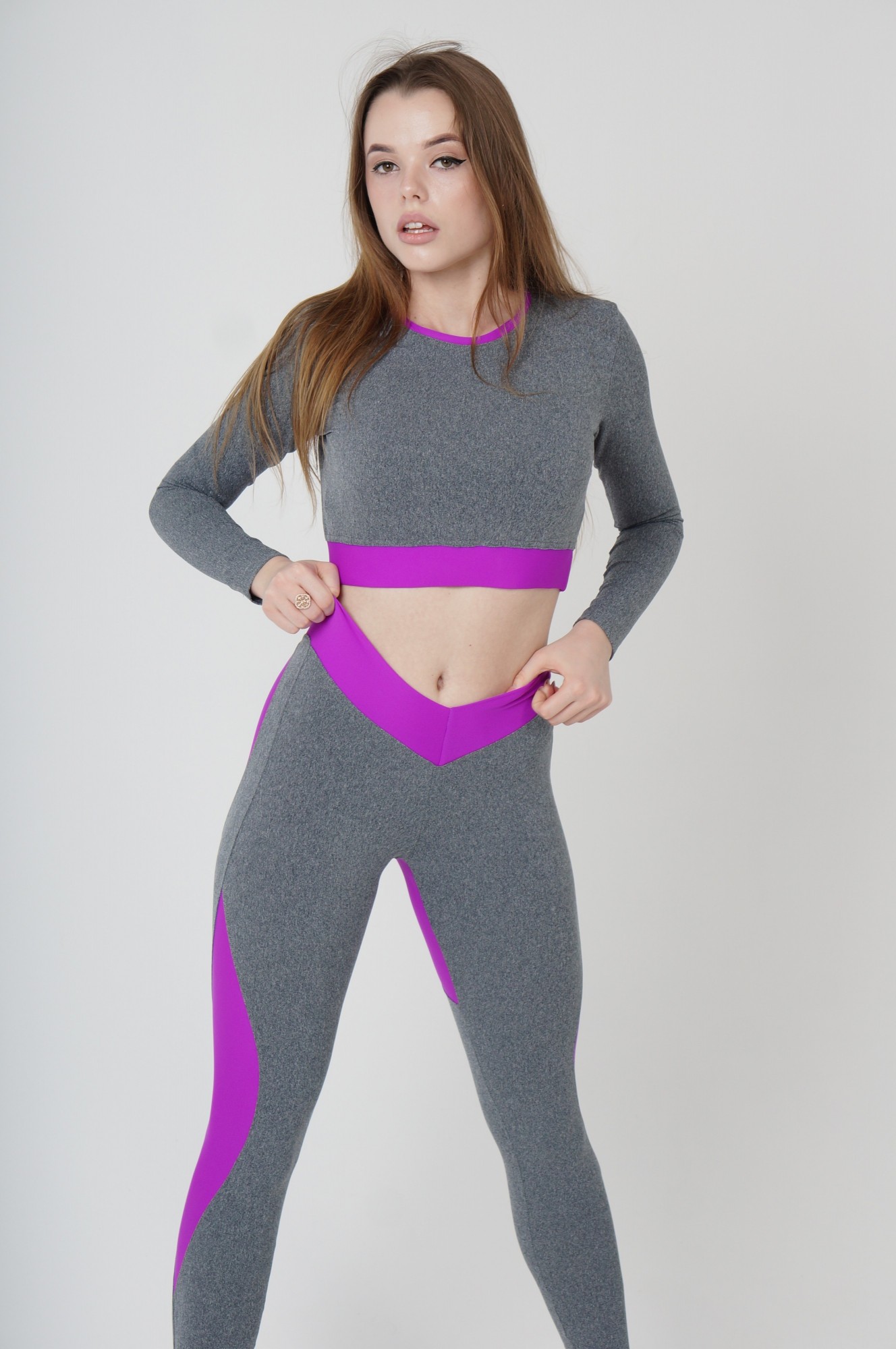 Спортивный лонгслив для фитнеса и йоги Vikifit Purple Mood XS Серые с фиолетовым
Спортивный лонгслив для фитнеса и йоги Vikifit Purple Mood XS Серые с фиолетовым