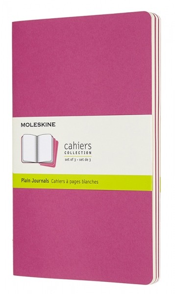 Набір зошитів Moleskine Cahier середній 13 х 21 см нелінований кінетичний рожевий
Набір зошитів Moleskine Cahier середній 13 х 21 см нелінований кінетичний рожевий