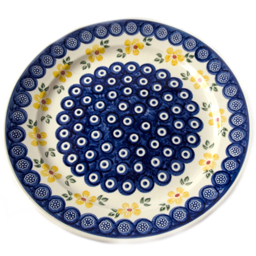 Тарелка 25 керамическая Жовта квiтка
Тарелка 25 керамическая Жовта квiтка
