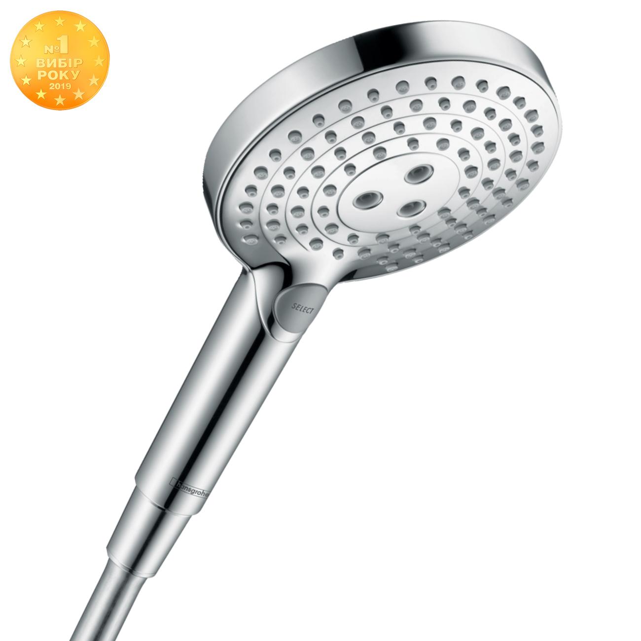 RAINDANCE Select S ручной душ 120 3jet P, с типом распыления: PowderRain, Rain, WhirlAir
RAINDANCE Select S ручной душ 120 3jet P, с типом распыления: PowderRain, Rain, WhirlAir