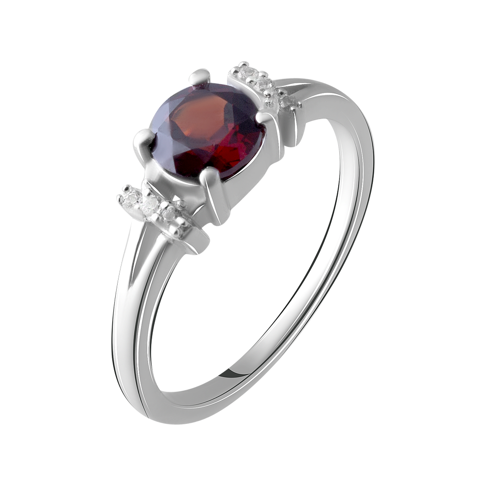 Срібна каблучка 925 проби 2,51 гр. з мозамбікським гранатом та білими топазами 0,94 карат Valentine розмір 18.0
Срібна каблучка 925 проби 2,51 гр. з мозамбікським гранатом та білими топазами 0,94 карат Valentine розмір 18.0