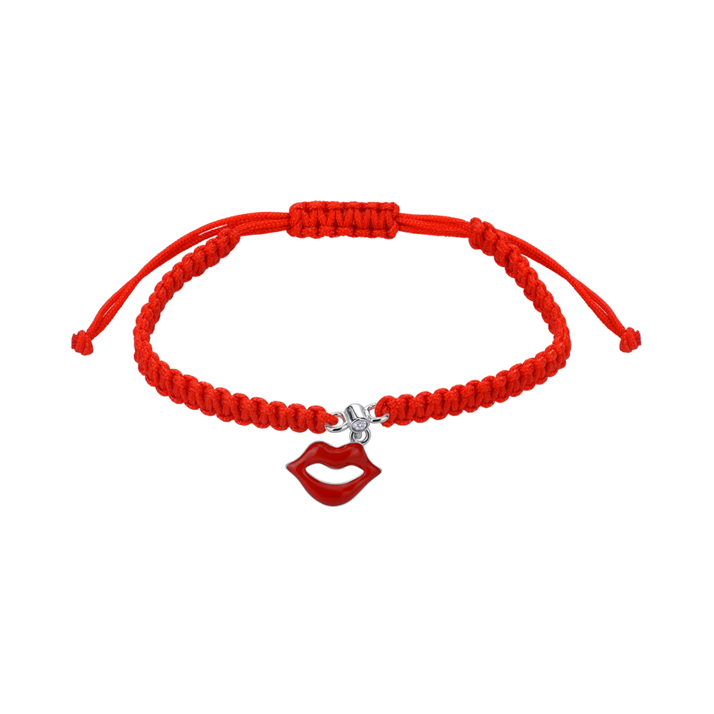 Браслет из текстиля и серебра с цирконием Swarovski и эмалью 000145379 13 размера
Браслет из текстиля и серебра с цирконием Swarovski и эмалью 000145379 13 размера