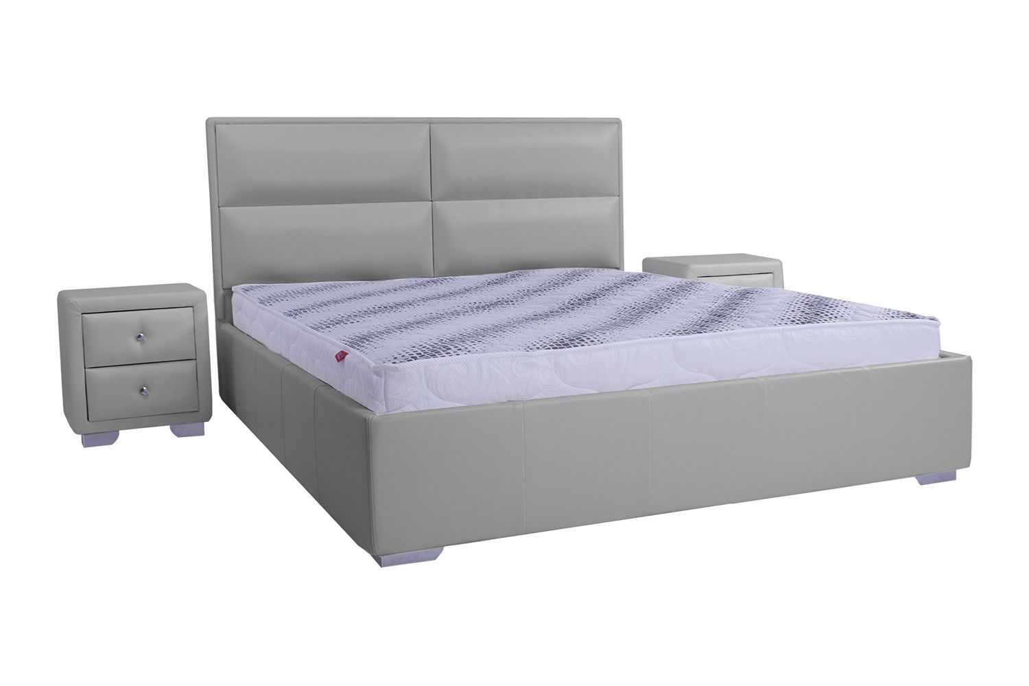 Кровать со съемным чехлом Zevs-M Камалия (металлический каркас) Boom 22 серая 180х200
Кровать со съемным чехлом Zevs-M Камалия (металлический каркас) Boom 22 серая 180х200