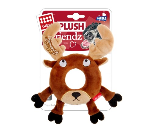 Игрушка для собак олень с кольцом и пищалкой BRONZEDOG GIGWI PLUSH FRIENDZ 19 см Bronzedog BGL-BND-2565
Игрушка для собак олень с кольцом и пищалкой BRONZEDOG GIGWI PLUSH FRIENDZ 19 см Bronzedog BGL-BND-2565