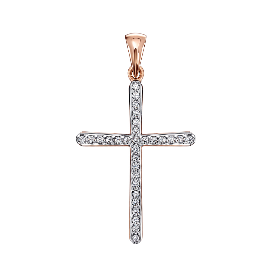 Золотой декоративный крестик в комбинированном цвете с кристаллами Swarovski 000134337
Золотой декоративный крестик в комбинированном цвете с кристаллами Swarovski 000134337
