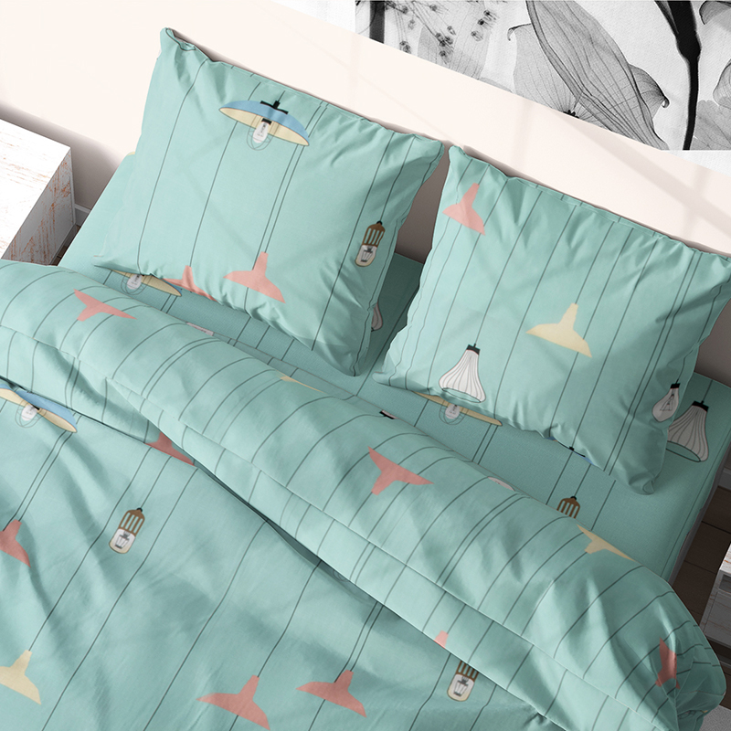 Комплект постельного белья семейный из бязи Time Textile Лампочки Бирюзовый TT170441-s 70х70
Комплект постельного белья семейный из бязи Time Textile Лампочки Бирюзовый TT170441-s 70х70