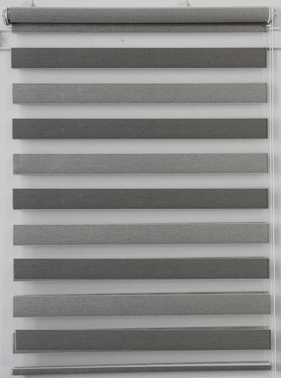 Рулонная штора Miranda День-ночь ВН-113-2 блэкаут 40*160 см Серебро-грей 
Рулонная штора Miranda День-ночь ВН-113-2 блэкаут 40*160 см Серебро-грей