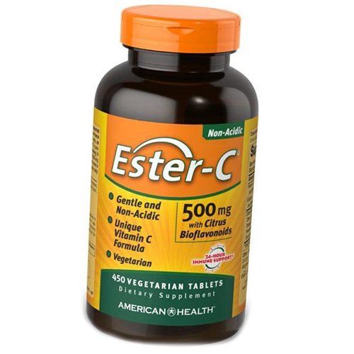 Эстер С с Цитрусовыми Биофлавоноидами, Ester-C 500 with Citrus Bioflavonoids, American Health 450вегтаб (36471003)
Эстер С с Цитрусовыми Биофлавоноидами, Ester-C 500 with Citrus Bioflavonoids, American Health 450вегтаб (36471003)