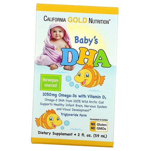 Омега 3 для детей, Baby's DHA Omega-3s with Vitamin D3, California Gold Nutrition 59мл (67427001)
Омега 3 для детей, Baby's DHA Omega-3s with Vitamin D3, California Gold Nutrition 59мл (67427001)