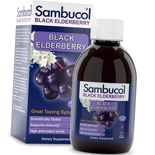 Сироп из Черной Бузины, Black Elderberry Original Syrup, Sambucol 230мл (71513005)
Сироп из Черной Бузины, Black Elderberry Original Syrup, Sambucol 230мл (71513005)