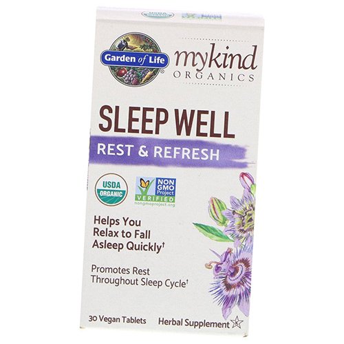 Растительный комплекс для сна, Mykind Organics Sleep Well, Garden of Life 30вегтаб (71473005)
Растительный комплекс для сна, Mykind Organics Sleep Well, Garden of Life 30вегтаб (71473005)