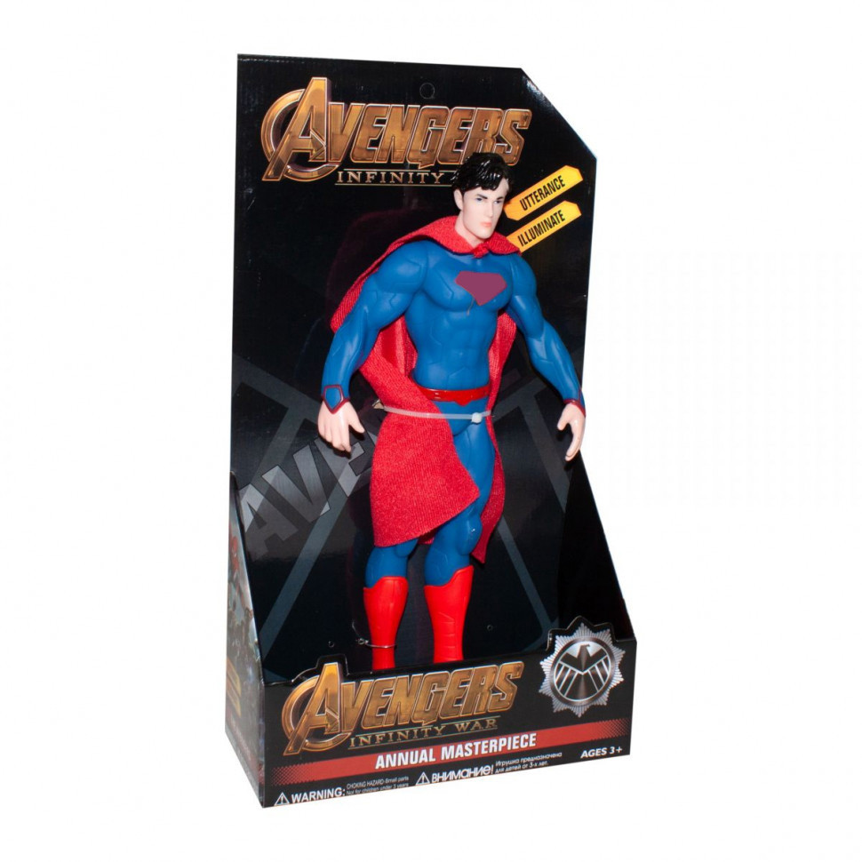 Игрушечные фигурки Марвел 33 см, 9806 на батарейках (Superman Marvel) Супермэн ,Avengers HAOWAN ,коллекционные
Игрушечные фигурки Марвел 33 см, 9806 на батарейках (Superman Marvel) Супермэн ,Avengers HAOWAN ,коллекционные