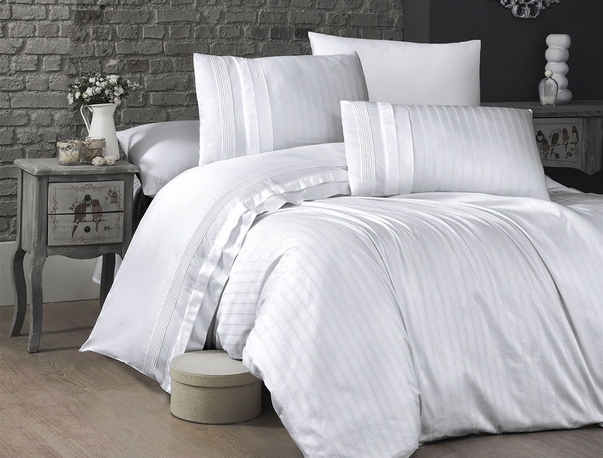 Комплект постельного белья First Choice Satin Cotton Deluxe Евро сатин арт.New Trend Beyaz
Комплект постельного белья First Choice Satin Cotton Deluxe Евро сатин арт.New Trend Beyaz