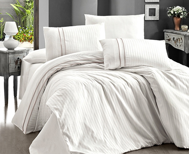 Комплект постельного белья First Choice Satin Cotton Deluxe Евро сатин арт.Stripe Style Krem
Комплект постельного белья First Choice Satin Cotton Deluxe Евро сатин арт.Stripe Style Krem