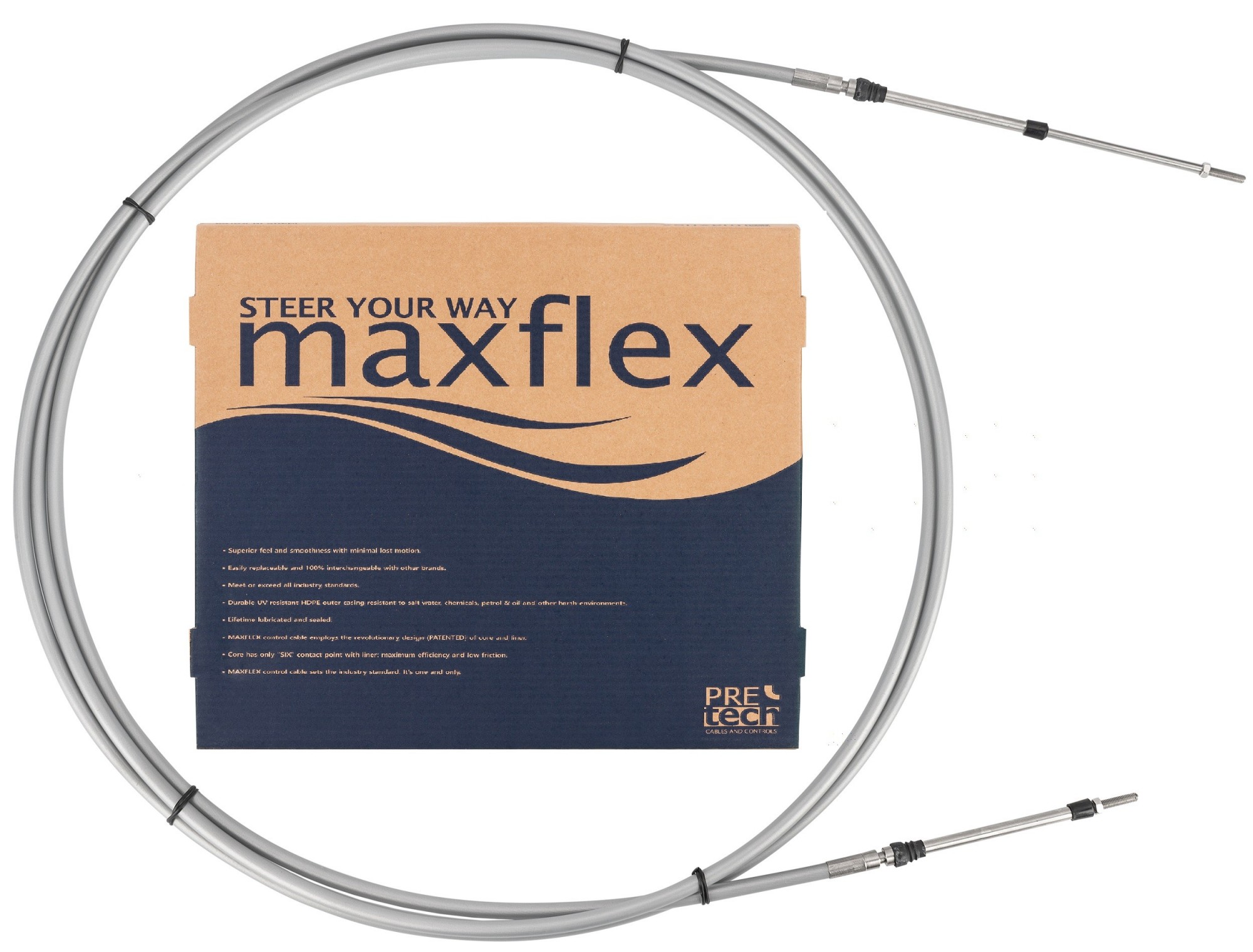 Трос газ/реверс для лодочного мотора Pretech нерж. Maxflex Pinnacle 12FT 3.65м (63012)
Трос газ/реверс для лодочного мотора Pretech нерж. Maxflex Pinnacle 12FT 3.65м (63012)