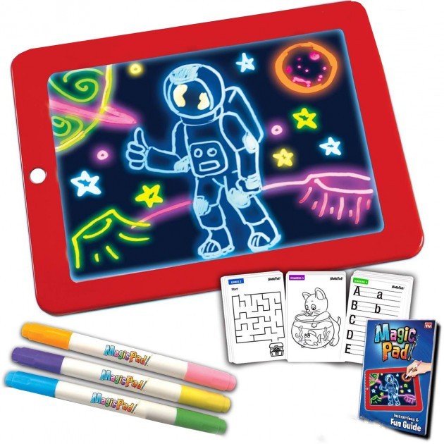 Развивающий планшет доска для рисования светом Magic Pad Deluxe Pro набор для творчества разноцветный детский AVEONO746
Развивающий планшет доска для рисования светом Magic Pad Deluxe Pro набор для творчества разноцветный детский AVEONO746