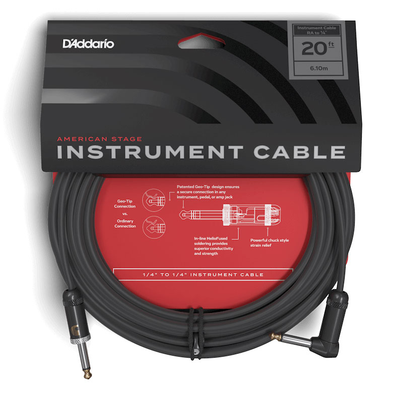 Инструментальный кабель D'ADDARIO PW-AMSGRA-20 American Stage, Right to Straight (6m)
Инструментальный кабель D'ADDARIO PW-AMSGRA-20 American Stage, Right to Straight (6m)