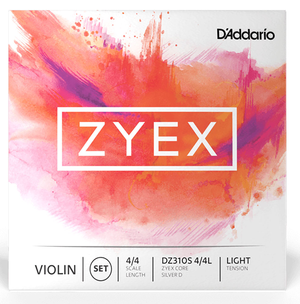 Струны для скрипки D'ADDARIO ZYEX VIOLIN STRING SET 4/4 MEDIUM TENSION (Silver D)
Струны для скрипки D'ADDARIO ZYEX VIOLIN STRING SET 4/4 MEDIUM TENSION (Silver D)
