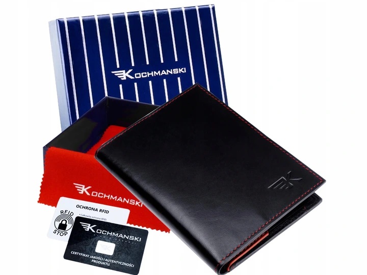 Мужской кошелёк натуральная кожа Kochmanski RFID 12.9 х 9.5 х 1 см черный (RFID K-VTD-432-3165)
Мужской кошелёк натуральная кожа Kochmanski RFID 12.9 х 9.5 х 1 см черный (RFID K-VTD-432-3165)