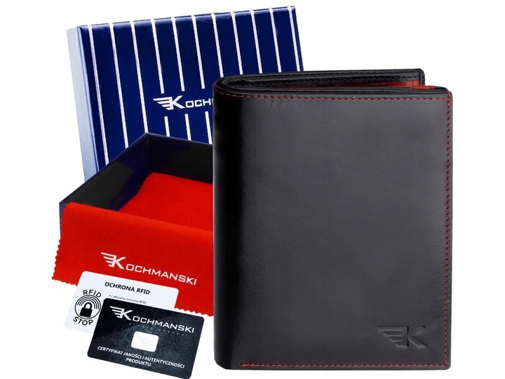 Мужской кошелёк натуральная кожа Kochmanski RFID 13 х 11 х 2.5 см черный с красным (RFID K-VTD-436-3164)
Мужской кошелёк натуральная кожа Kochmanski RFID 13 х 11 х 2.5 см черный с красным (RFID K-VTD-436-3164)
