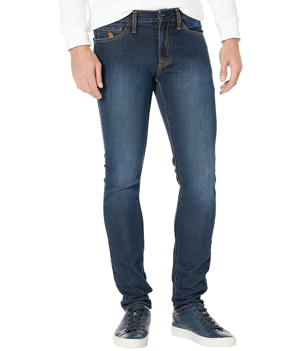 Джинсы U.S. POLO Stretch Skinny Five-Pocket Denim in Blue Medium Enzyme Blue Medium Enzyme, 38W 32L
Джинсы U.S. POLO Stretch Skinny Five-Pocket Denim in Blue Medium Enzyme Blue Medium Enzyme, 38W 32L