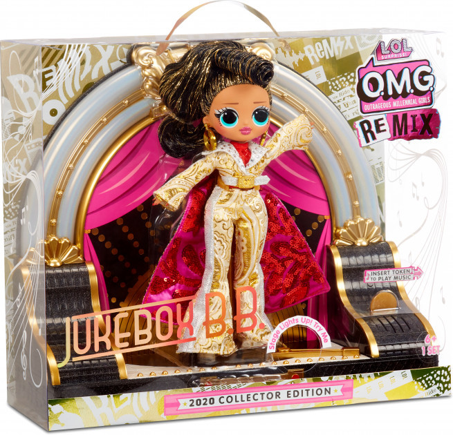 L.O.L. SURPRISE! Оригинал Игровой набор с коллекционной куклой серии "O.M.G. Remix" - СЕЛЕБРИТИ
L.O.L. SURPRISE! Оригинал Игровой набор с коллекционной куклой серии "O.M.G. Remix" - СЕЛЕБРИТИ
