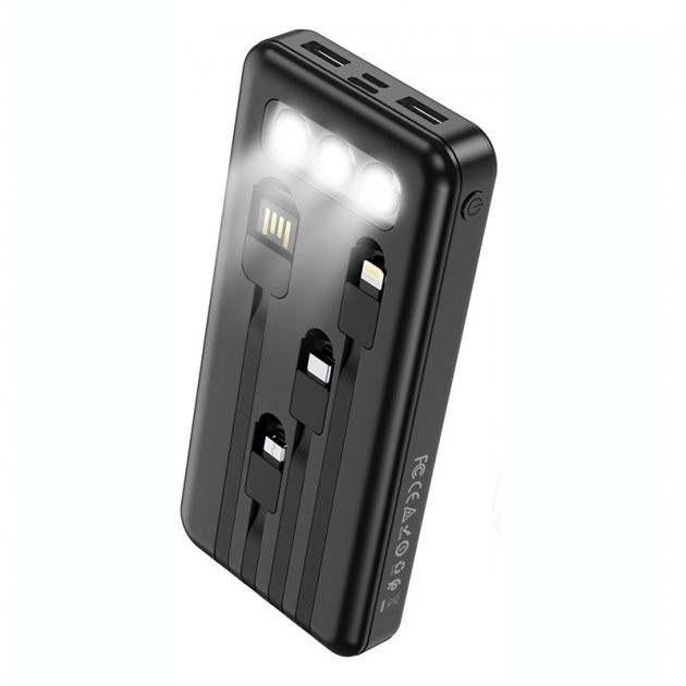 Павербанк Hoco 20000mAh с кабелем Type-C|Lightning|Micro USB для iPhone, Android
Павербанк Hoco 20000mAh с кабелем Type-C|Lightning|Micro USB для iPhone, Android