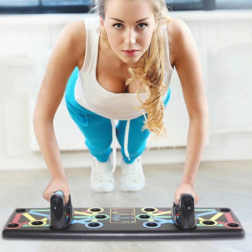 Платформа для отжиманий 14 в 1 Push-up board, доска для фитнеса и отжиманий, тренажер многофункциональный для тренировок, Черный.
Платформа для отжиманий 14 в 1 Push-up board, доска для фитнеса и отжиманий, тренажер многофункциональный для тренировок, Черный.