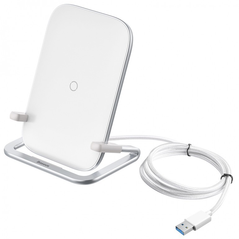 Беспроводное зарядное устройство Baseus Rib Horizontal and Vertical Wireless Charger White (WXPG-02)
Беспроводное зарядное устройство Baseus Rib Horizontal and Vertical Wireless Charger White (WXPG-02)