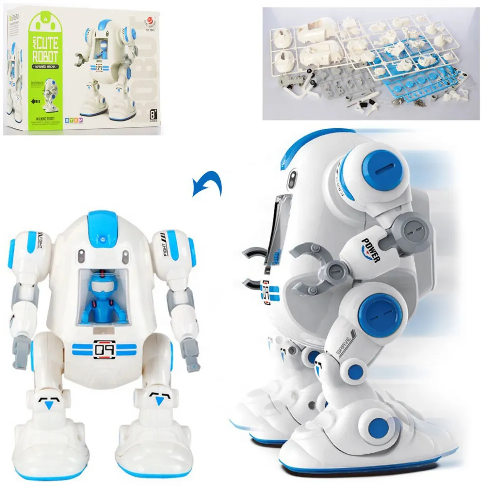 Интерактивный робот конструктор Metr+, Собираемый робот на батарейках, Cute Robot
Интерактивный робот конструктор Metr+, Собираемый робот на батарейках, Cute Robot